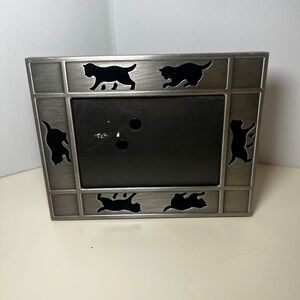Carr Frames Cat Lovers Grandmacore Silver Black Cat Cutout Photo Frame
